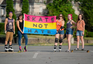 Skate not hate roll out for Pride Month and Black Lives Matter